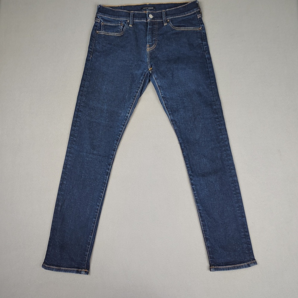 Lucky Brand Jeans Slim 110 Men 32x31 Indigo Blue Dark Wash Advanced Stretch EC